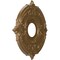 Ekena Millwork Attica PVC Medallion (Canopies up to 5"), 13"OD x 3 1/2"ID x 3/4"P, Metallic Champagne Bronze CMP13ATCCB - alternate 2